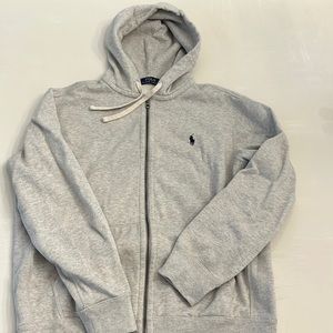 Polo zip up hooded sweatshirt -Great condition!